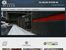 Tablet Screenshot of infagon.com.mx